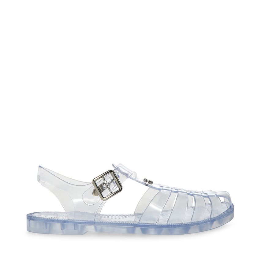 Sandalias Planas Steve Madden Bryn Mujer Azules Claro | ES SG8692